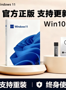 正版win11专业版系统u盘重装Windows10家庭中文版升级Pro纯净指导