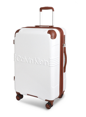 Calvin Klein/凯文克莱行李箱拉可扩容蜂巢纹防刮耐磨24寸拉杆箱