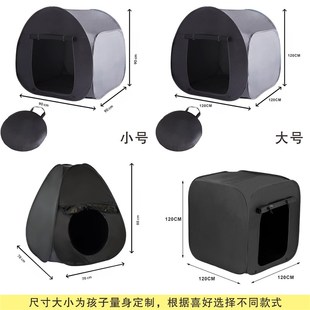 室内遮光自闭症帐篷折叠海洋球池围栏婴儿玩W具儿童游戏屋