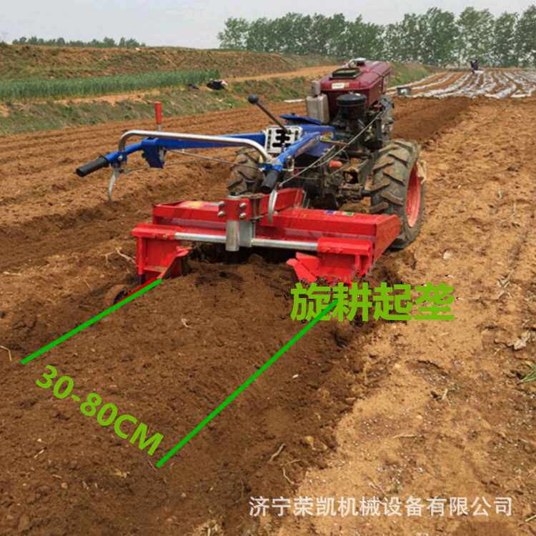 低矮旋耕松土手扶拖拉机15马力手扶拖拉机价格起垄覆膜手扶拖拉机