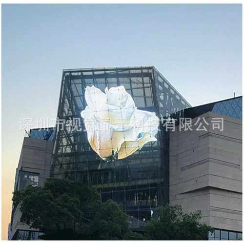 户外LED透明屏 DIP和SMD高亮高通透易安装格栅灯条屏