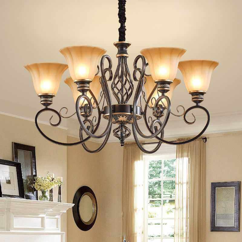 客厅吊灯欧美式复古灯简约田园奢华大气高端灯具餐厅卧室书房吊灯,3C数码配件,摄像机配件,淘宝优惠券,粉丝福利购,淘宝优惠卷