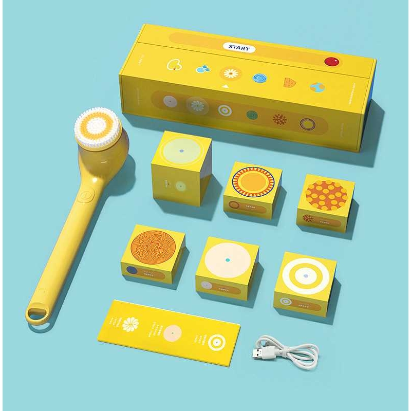 匹奇电动洗澡刷定制  长柄搓背搓澡沐浴刷电动搓澡仪贴牌加工