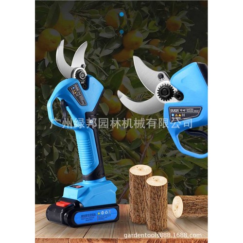 舒畅电动修枝剪刀果树充电式园林专用锂电剪枝神器修剪树枝电剪子