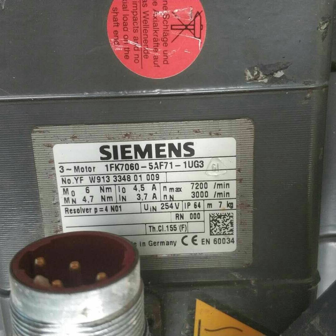 【议价】伺服电机1FK7060-5AF71-1UG3，网口编码