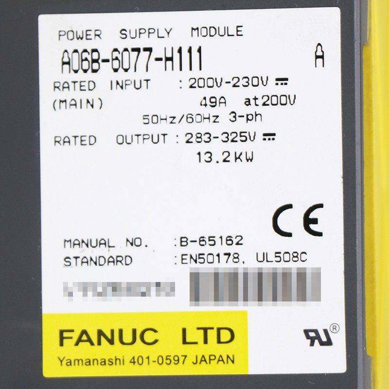 议价FANUC发那科\A06B-6077-H111,原装伺服驱动