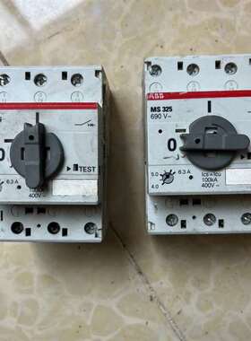 议价ABB电动机马达断路器MS325 4-6.3，成色如图