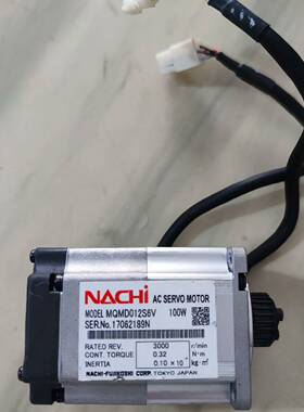 议价NACHI那智机器人伺服电机MQMD012S6V