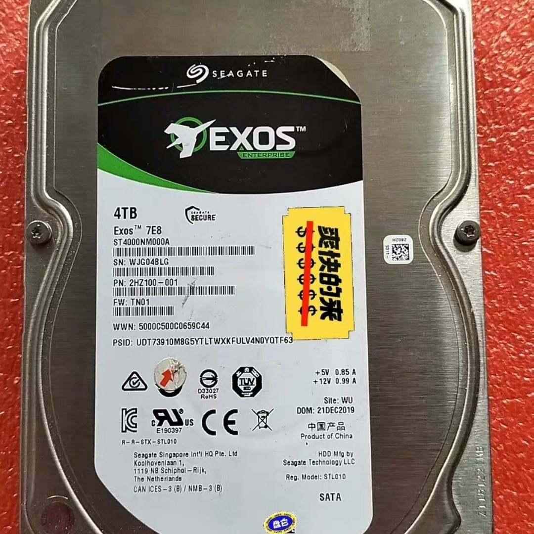 【议价】希捷ST4000NM000A 企业级服务器EXOS7E8银