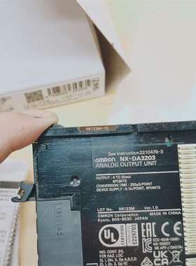 议价NX-DA3203欧姆龙PLC模块包邮顺丰9成新，2023