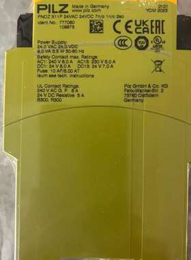 议价皮尔兹继电器订货号777080 全新原装正品