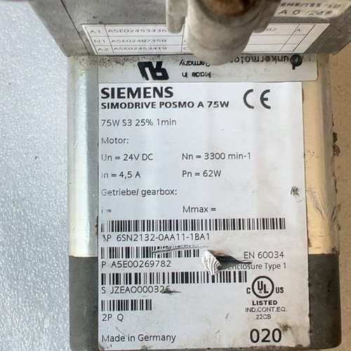 议价西门子电机6SN2132-0AA11-1BA1 二手拆机原装