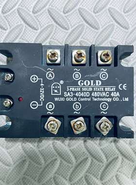 议价GOLD 固特 三相固态继电器 SA34040D 直流控