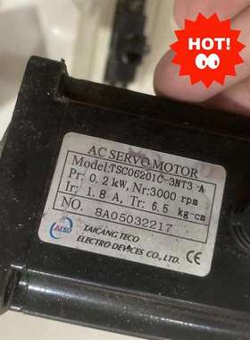 议价TSC06201C-3NT3-A东元电机二手拆机件功能完