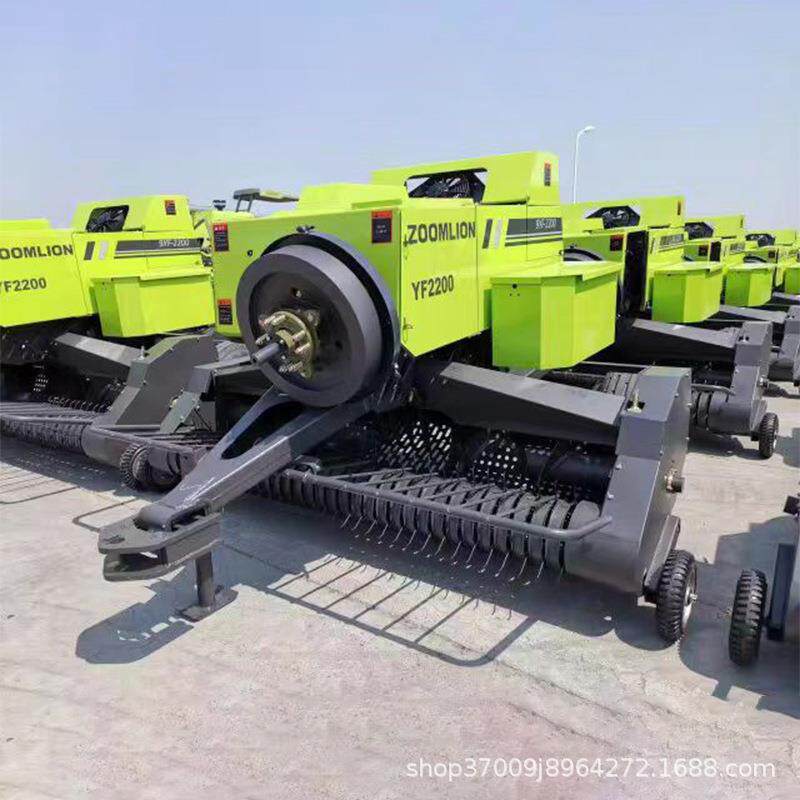 方捆打捆机拖拉机牵引捆草机牧草秸秆方形打捆机