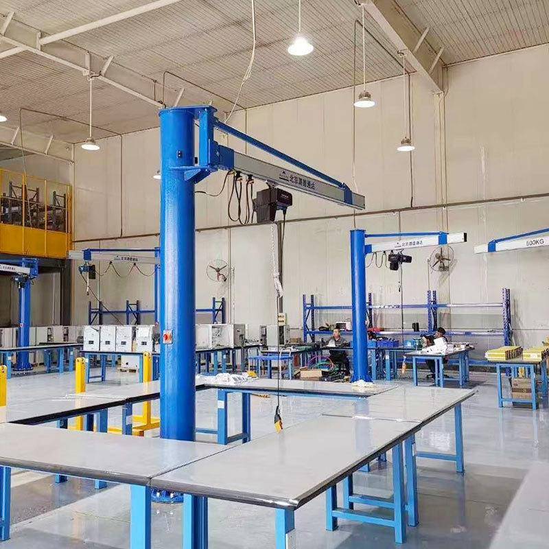 立柱式悬臂起重机厂家智能悬臂吊平衡吊柱式折臂吊悬浮平衡吊