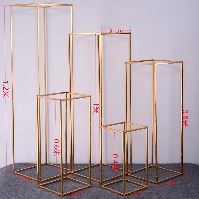 婚庆婚礼道具方框几何路引花架舞台架子室内布置装饰铁艺阳台t台