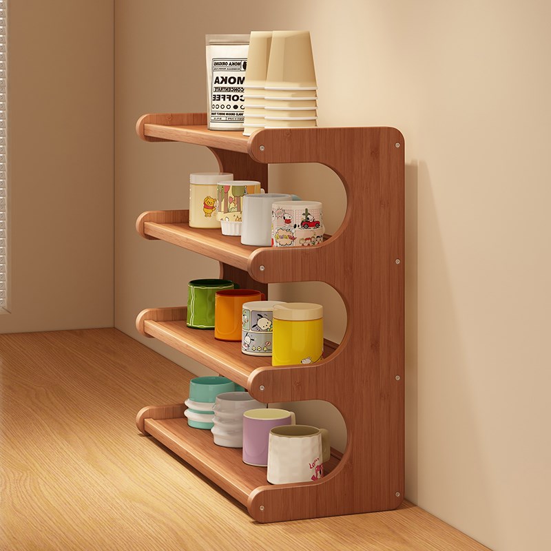 置物架桌面多层隔板小型整理收纳宿舍办公室书架杯子台面收纳神器