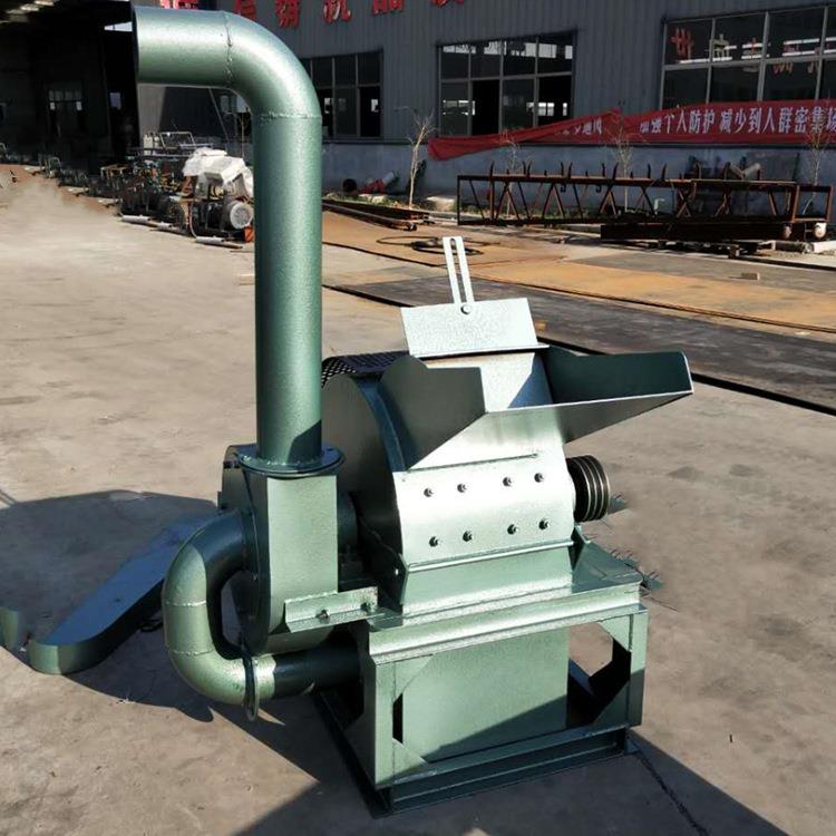 绿化园林树枝粉碎机贝壳海蛎壳粉碎机天津双进料口杂木边料粉碎机
