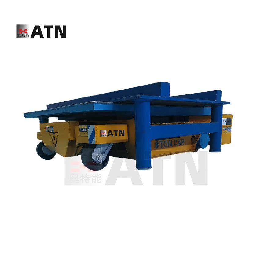 60°旋转平板车大吨位可升降地平车无轨万向电动平车