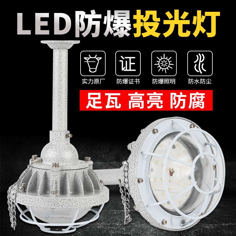 LED防爆灯30w50w煤矿加油站隧道防爆灯隔爆型车间仓库防爆工矿灯