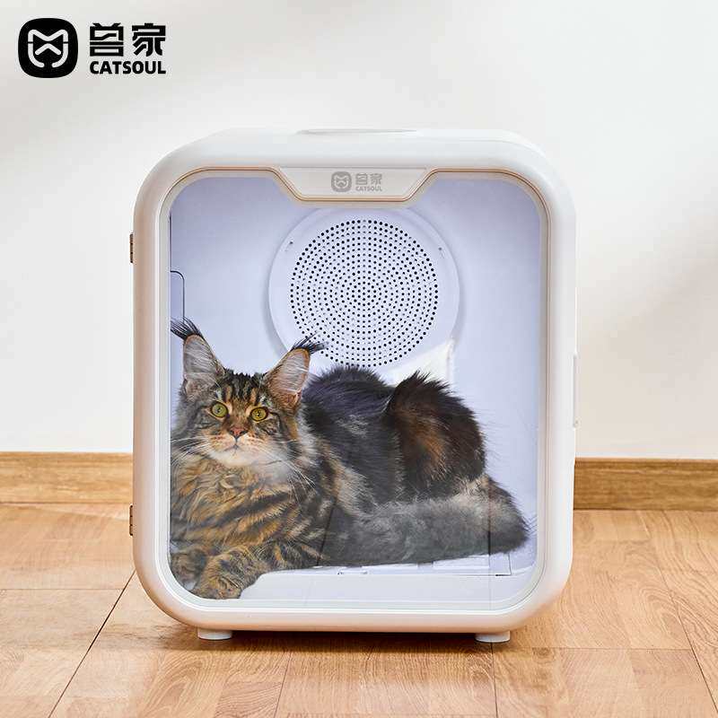 智能宠物烘干箱猫咪自动吹干机家用静音小型狗狗洗澡吹风吹水烘干