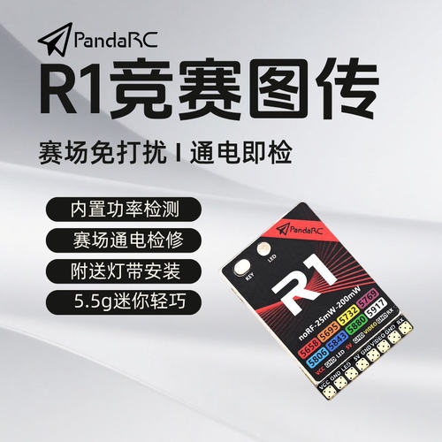 PandaRC新款R1竞赛图传