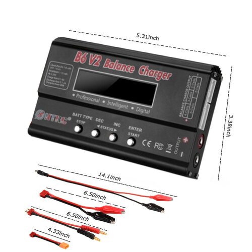HTRCB6V2平衡充电器黑