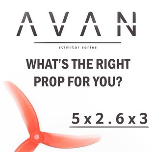 EMAX银燕AVAN Scimitar 5026 5028 5030三叶5寸穿越机螺旋桨2对装