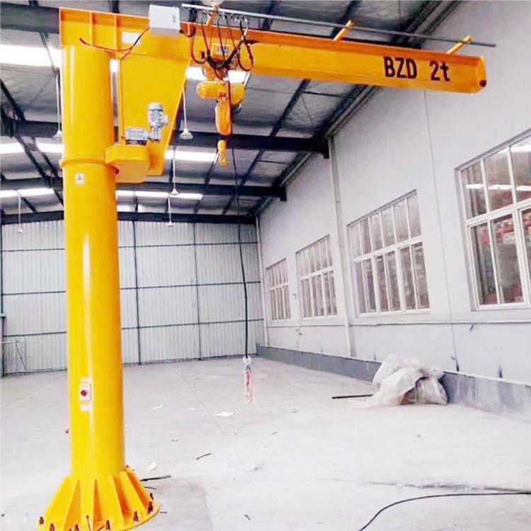 0.5吨悬臂吊固定式电动60度旋转旋臂吊室内外小型2吨吨悬臂吊