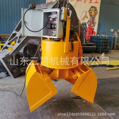 厂家销售行车抓子起重机电动抓斗行吊液压贝壳斗旋转抓料贝壳斗