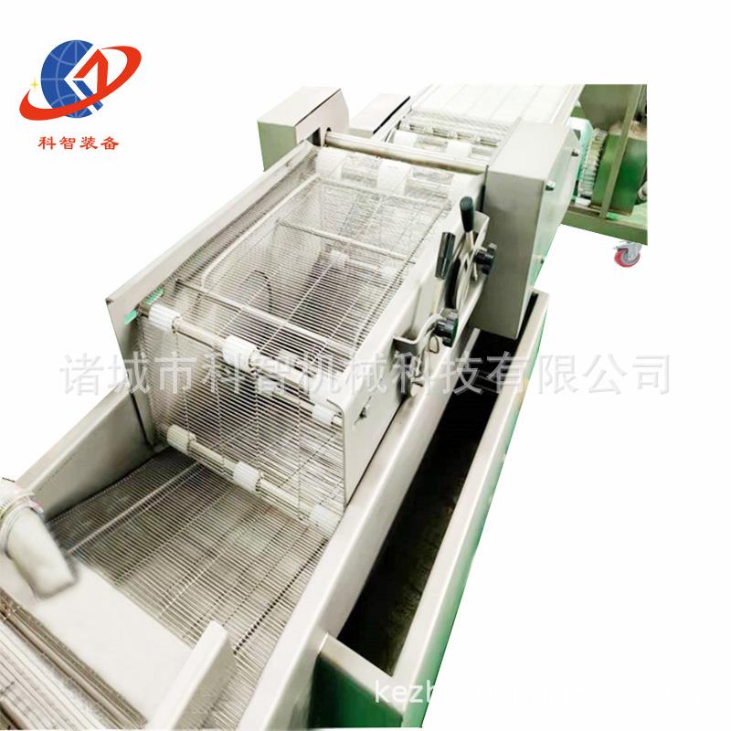 全自动面包糠裹糠机连续式裹面糊上浆机上浆裹粉一条线