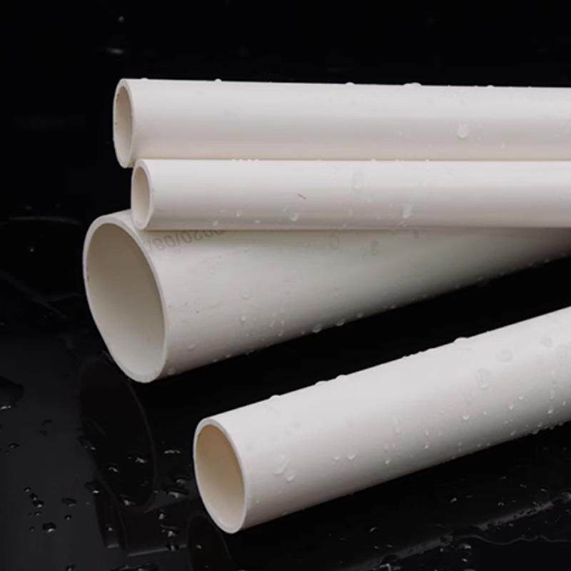 pvc管排水管5075110160下水管道通风管材配件塑料管子加厚圆管