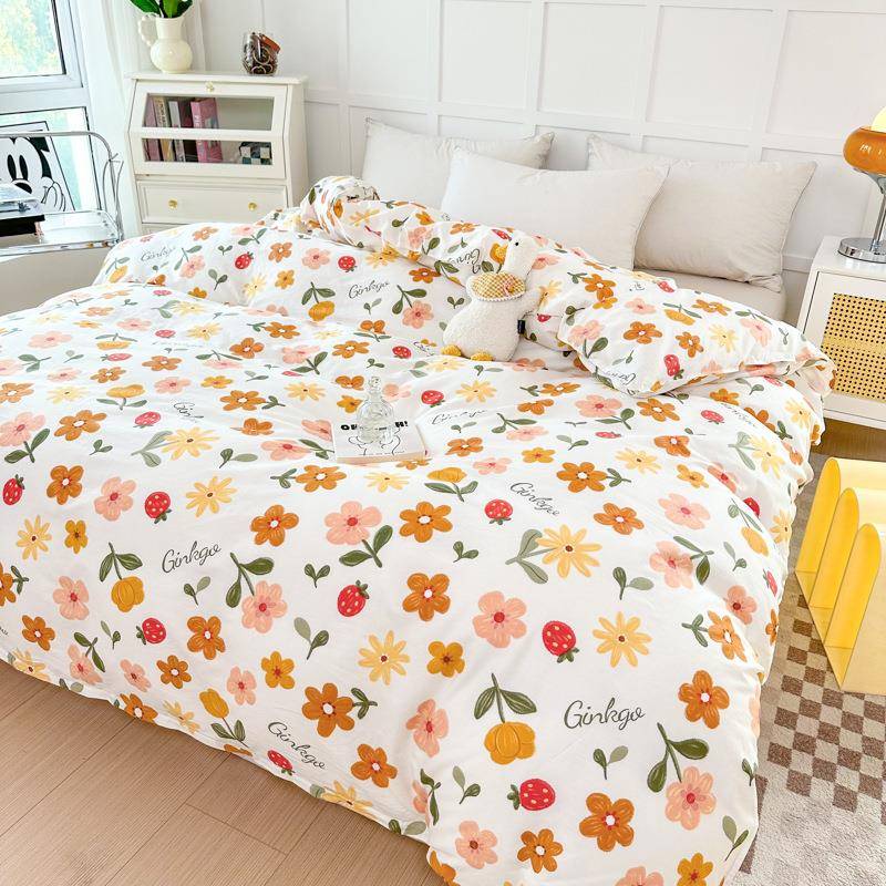 全棉单件被罩150x200x230学生单人春夏被单厚褥子套纯棉被套