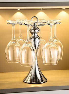 轻奢高档醒酒器红酒杯杯架家居A餐厅餐边柜高脚杯架酒柜装饰品摆