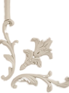 法式石膏线条欧式石膏角花GRG背景墙装饰造型雕花天花仿PU角花