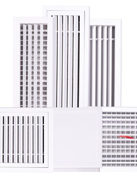 定制中央空调出风口格栅扩展极窄Normcore窄边黑色线性出风口百叶