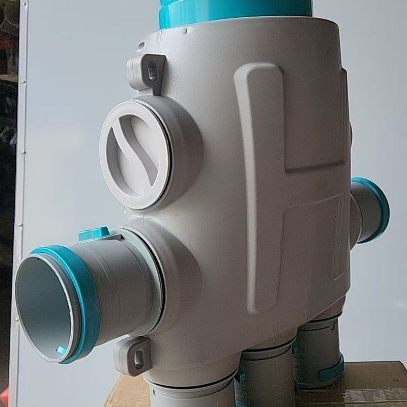 PE管分风箱PE管分支器新风系统五孔分风箱一分五分风箱章鱼分风箱