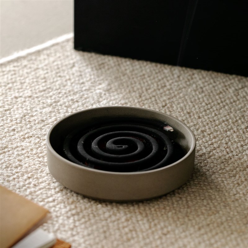 创意陶瓷香薰蚊香炉香架熏香驱蚊香盘F托盘支架座接灰防火放置托