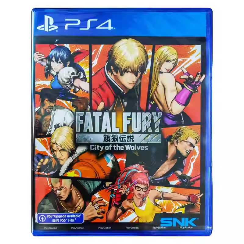 香港直邮 PS5/PS4游戏光盘 饿狼传说 格斗游戏 仅菜单为中文 PS5/PS4游戏 现货