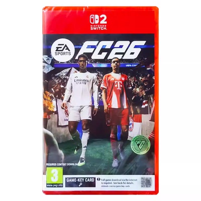 香港直邮 任天堂NS2游戏 中文 EA Sports FC26 足球 Nintendo Switch 2 卡带 现货