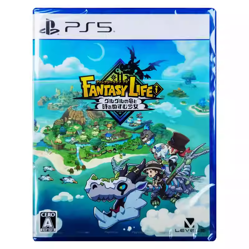 香港直邮 PS5游戏光盘 中文 奇幻生活i 转圈圈的龙和偷取时间的少女 PS5游戏 现货