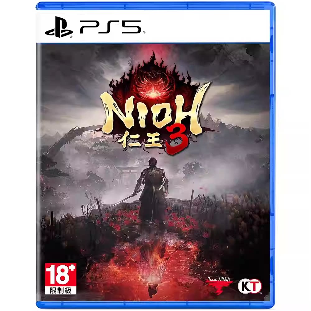 香港直邮 全新原封索尼PS5游戏 仁王3 Nioh3 港版中文光盘