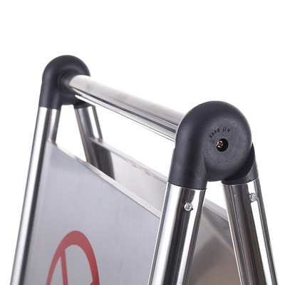 不锈钢禁止停车位警示牌请勿泊车告示专用私家车位桩W立式人字牌a