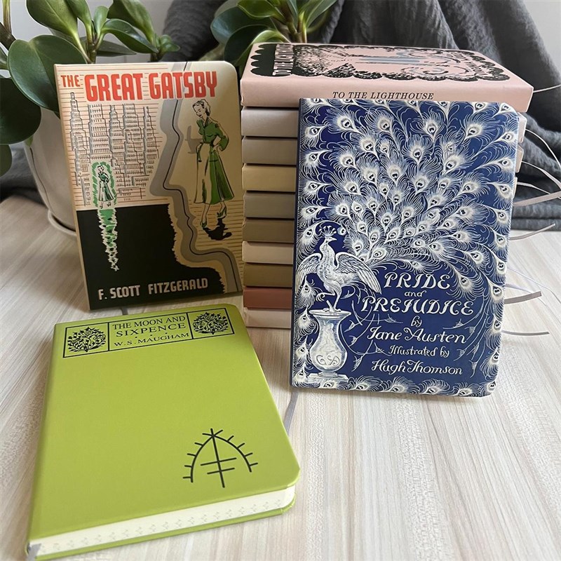 名著经典封面笔记本A6傲慢与偏见了不起的盖茨比绿野仙踪到灯塔去