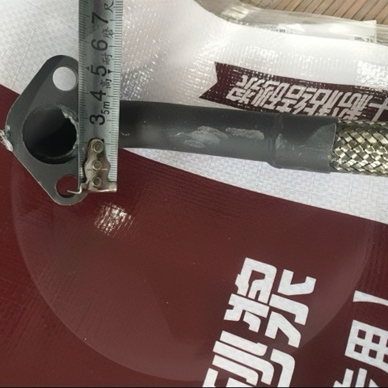 电动车增程器排气消声器汽油发电机加长双桶软管消音器排气管烟筒