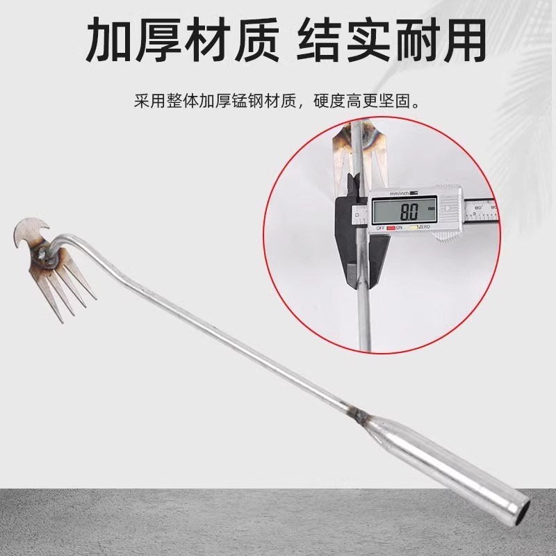 连根拔草神器除草工具不弯腰多功能园艺铲草锄头松挖土不锈钢耙子