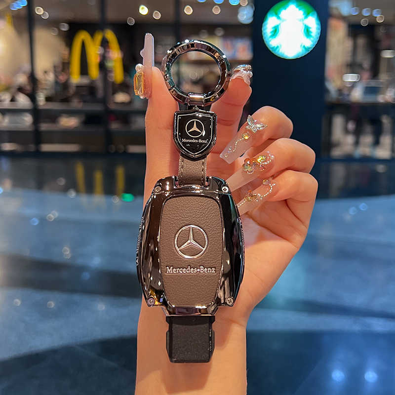 适用奔驰gla200钥匙套c200l扣b200车cla220男c180l老款女glc260壳