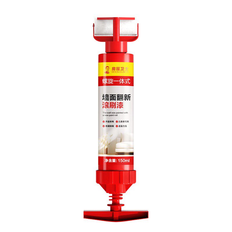 滚筒漆自刷乳胶漆j墙壁修复室内家用去污神器白墙面修补白色补墙