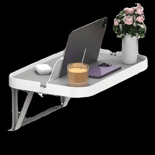 卡夹床头背板上收纳床边沿柜床垫C置物架子悬空挂桌墙壁挂隔搁板